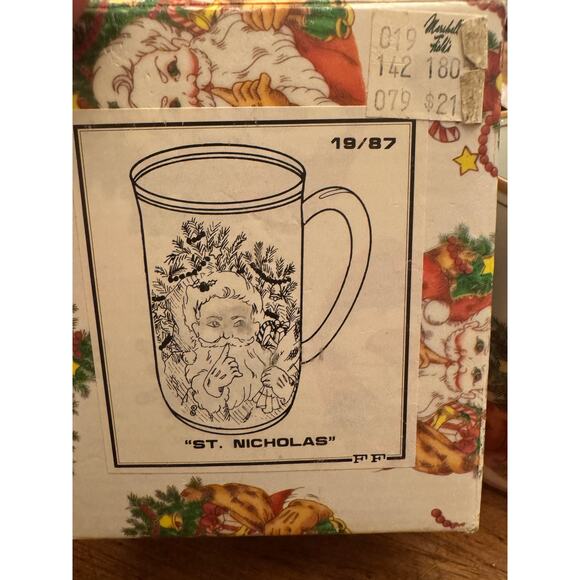 St. Nicholas Fritz and Floyd Mug Original Box Mint. Coffee Christmas Gift - Picture 3 of 7